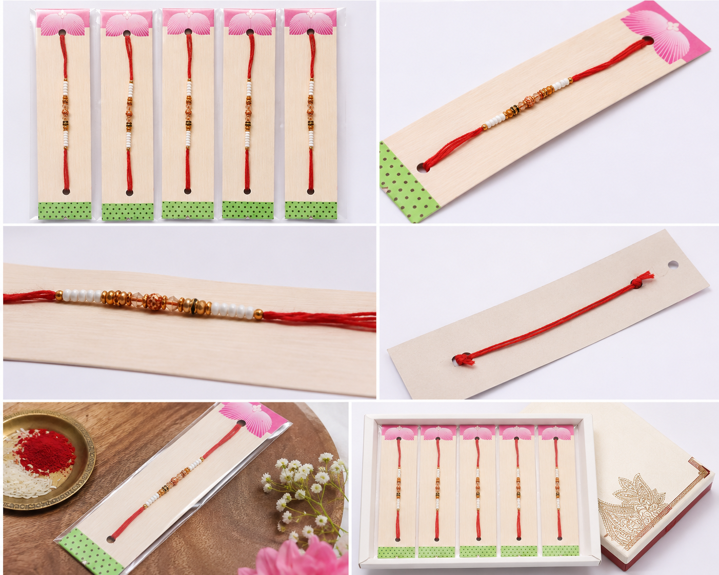 Premium rakhi Combo Pack of 5